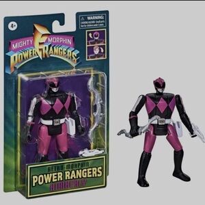 Mighty Morphin Power Rangers - Retro Morph Pink Ranger Action Figure - Hasbro